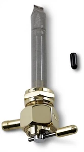Pingel Brass Hex Fuel Petcock Valve 22mm Inward 90 Deg. Outlet 6311-BH - Picture 1 of 2