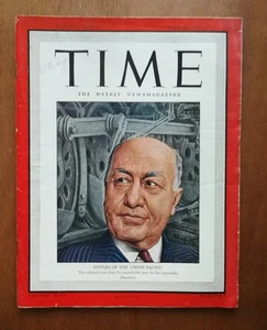 Time Magazine July 30 1945 William Jeffers of Union Pacific No Label Newsstand - Picture 1 of 1