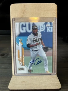 2020 Topps Pro Debutto Auto Jo Adell #PD-100 Auto Los Angeles Angels - Foto 1 di 2