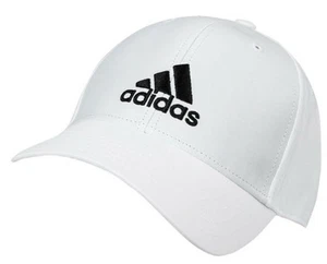 Adidas leichte Baseball Caps Mütze weiß Freizeit Mode GYM Hüte Kappe FK0899 - Bild 1 von 4