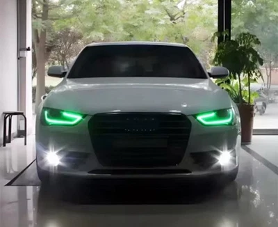 Faros LED controlados por aplicación placas DRL RGB para Audi A4/S4 2013-2016 Foto 1 de 4