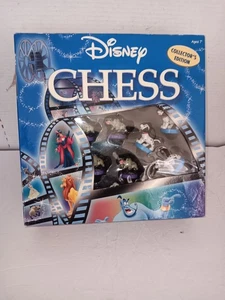 Disney Chess Game Collectors Edition - Heroes Vs Villains - 2004  Metal Tin - Picture 1 of 4