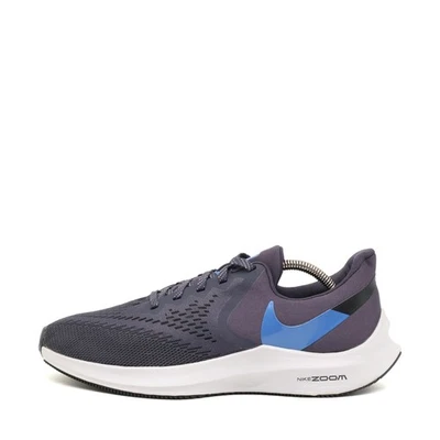 Nike Herren Zoom Winflo 6 Sneaker Dunkelblau/Blau Mesh ämpfung Laufschuh EU 42.5 - Bild 1 von 4