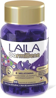 A.MENARINI IND.FARM.RIUN.SRL Laila Dormibene 60 Pastiglie Gommose