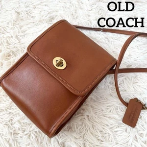 Vintage COACH Devon crossbody turn lock bag in British Tan 9908 Made In USA - Picture 1 of 10