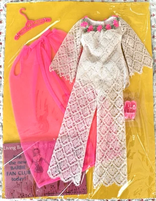 Barbie The Lace Caper #1791 de colección ropa como nueva en tarjeta Foto 1 de 4