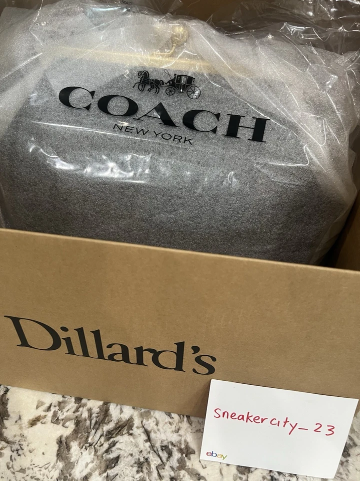 Coach Kisslock Frame Large Clutch Bag - Black Leather