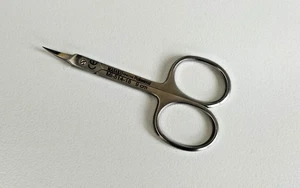 Tijeras para cutículas curvas filo fino tijeras puntiagudas manicura 9 cm - Imagen 1 de 3