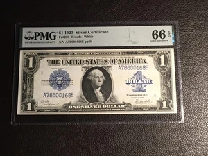 1.00 1923 Silver Certificate Fr238PMG 66 Gem Uncirculated EPQ!!! - Picture 1 of 2