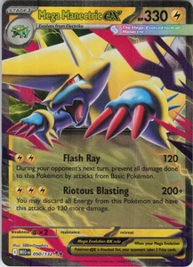 Mega Manectric ex Doble Raro ME01: Mega Evolution 050/132 Casi Nuevo - Imagen 1 de 2