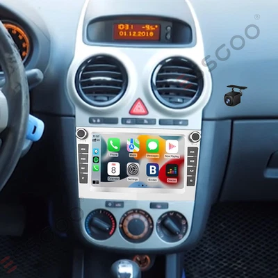 Car Stereo 32GB For Vauxhall Corsa D Astra H with Wireless CarPlay&Backup Camera - Image 1 of 4