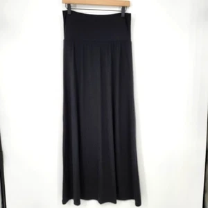 Mossimo Supply Co Womens Maxi Skirt Size M Black Retro Y2K 90s Grunge Goth Indie - Picture 1 of 6