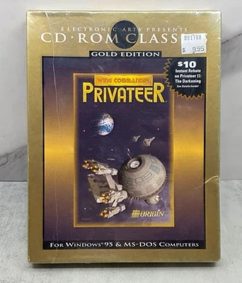 Wing Commander Privateer PC Game 1994 ORIGIN CD-ROM  Sealed - Image 1 of 4