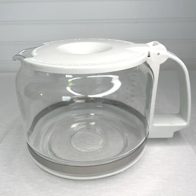 Mr. Coffee Replacement Carafe 10-12 Cup Carafe Decanter White PD12 - Image 1 of 4