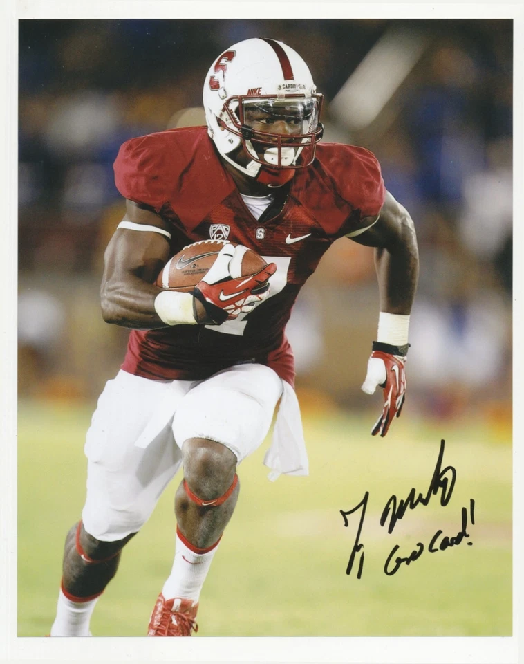 TY MONTGOMERY - Signed/Autographed - STANFORD CARDINAL - 8x10 Photo w/COA d - Image 1 of 1