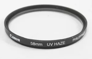 CANON UV HAZE 58MM FILTER/165125 - Picture 1 of 1