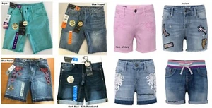 Girls Vigoss Bermuda Malibu Stretch Denim Shorts Short, Pick Color & Size, NWT - Picture 1 of 10