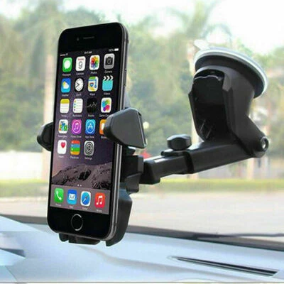360° Universal In Car Phone Holder Mount Dashboard Windscreen Long 21cm - Image 1 of 4