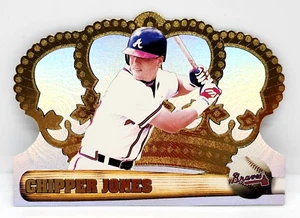 CHIPPER JONES ~ 1998 PACIFIC CROWN ROYALE #13 ~ ATLANTA BRAVES - Picture 1 of 2