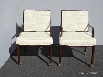 Par de sillas laterales Monteverdi Young blanco marfil Boucle con ruedas. Foto 1 de 4