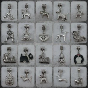 ❤ Dog Charms ❤ LIST 1 ❤ FOR CHARM BRACELETS ❤ - Picture 1 of 28