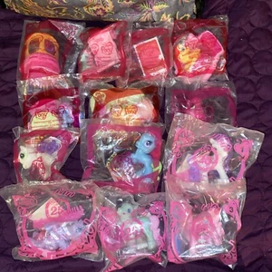 My Little Pony McDonald's Happy Meal Toys 2007 2008 2009 Lot Of 14 - Picture 1 of 7
