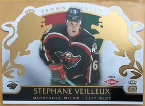 2002-03 STEPHANE VEILLEUX PACIFIC CROWN ROYALE ROOKIE #120 WILD #0216/2299 - Picture 1 of 1