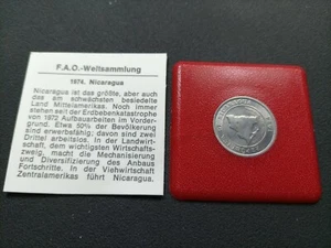FAO moneda  Nicaragua 10 centavo 1974 - Foto 1 di 4