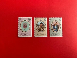 SWAZILAND 1981 MNH PRINCE CHARLES PRINCESS DIANA WEDDING - Picture 1 of 1