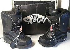 Vans Encore Tri-Fit X Snow Boots Size 11, Black/Black, "Off the Wall"