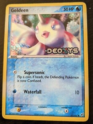 Goldeen 61/107 Stamped Holo Common EX Deoxys Pokemon TCG