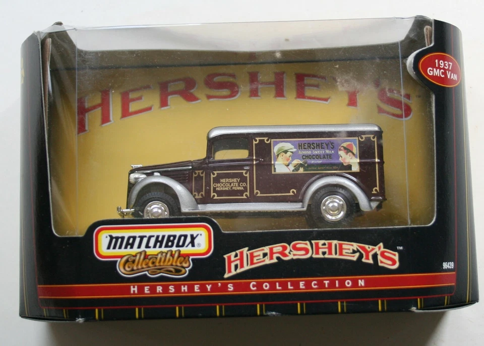 MATCHBOX 9643 1:43 SCALE DIECAST HERSEY'S 1937 GMC VAN MIB - Image 1 of 1
