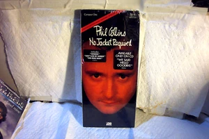 PHIL COLLINS LONGBOX "No Jacket Required" ATLANTIC RECORDS "Promo Cut" - SEALED - Picture 1 of 3
