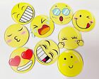 8pk Acrylic Smile Face Magnets For Refrigerator Whiteboard Facial Expressions
