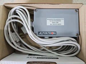 ALPHATRON VHF RT2048/5022 Microphone AMP Switchbox V2.0 NEW - Zdjęcie 1 z 4