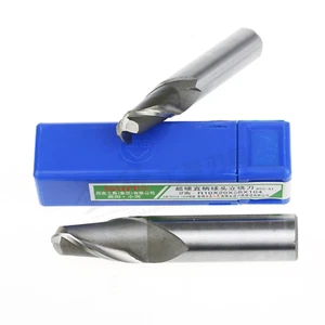 Free ship 2 Flute HSS & Aluminium Ball End Mill Cutter CNC Bit R0.5 to R12.5 - Picture 1 of 3