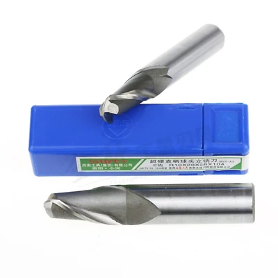 Free ship 2 Flute HSS & Aluminium Ball End Mill Cutter CNC Bit R0.5 to R12.5 - Image 1 of 3