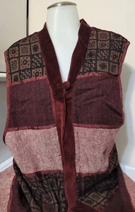 NWT ADINI beautiful linen sleeveless from India lined dress one button colorful - Picture 1 of 10