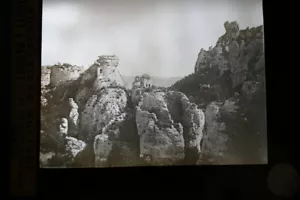 CAUSSE NOIR ERMITAGE ST MICHEL CEVENNES PHOTO PLAQUE DE VERRE MOLTENI 1900 PARIS - Foto 1 di 2