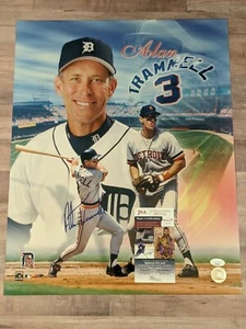 JSA Alan Trammell Firmado 16x20 Certificado de Autenticidad Tigres de Detroit 1984 WS MVP HOF - Imagen 1 de 3