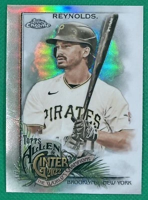 2022 Topps Allen & Ginter Chrome #217 BRYAN REYNOLDS Pittsburgh  REFRACTOR !!! - Image 1 of 2