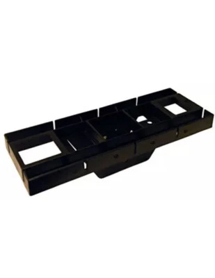 Gibraltar Mailboxes Patriot Rust-Proof Plastic Black, Mailbox Mounting Board, - Image 1 of 4