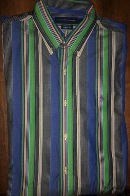 Camisa Para Hombres Ralph Lauren Golf Ajuste Personalizado Manga Larga Botón Delantero Grande - Usada en Excelente Condición Foto 1 de 2