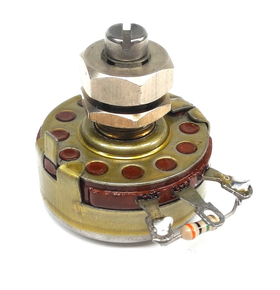 Olla de bloqueo NOS A-B recortada 1 meg GR tipo militar cero para todos UREI UA LA-2A U1 Foto 1 de 1