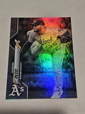 2020 Topps Update Rainbow Foil U-84 Yusmeiro Petit Oakland Athletics - Image 1 of 2