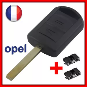 Coque Plip Clé Opel Corsa Agila Combo Meriva DTI TD + 2 Switchs +Lame vierge - Imagen 1 de 4