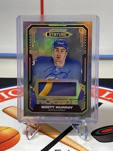 2021-22 Upper Deck Stature Brett Murray Design Variant Patch Auto #107 14/15