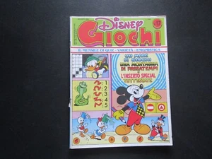 DISNEY SPIELE NR. 17 DER MONATLICHE QUIZ-VIELFALT-RÄTSELHAFTE AUSGABE MONDADORI 1984 - Bild 1 von 20
