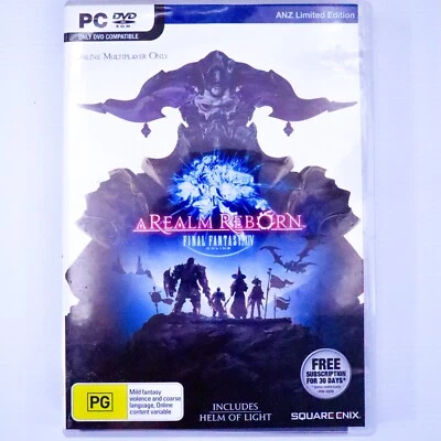 Final Fantasy XIV: A Realm Reborn (WINDOWS PC DVD-ROM, 2013) Multiplayer Game - Image 1 of 4