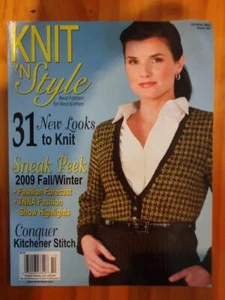 Knitting Magazine Knit 'n Style October 2009 Issue 163 FREEPOST IN AUSTRALIA - Bild 1 von 4